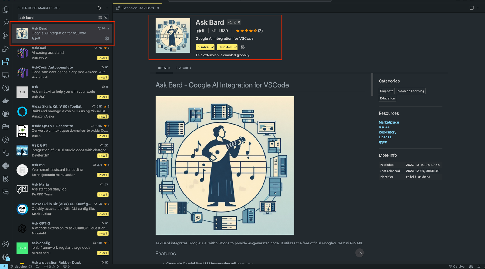 Use Google Gemini (Free version) in VSCode Step by Step Installation Guide