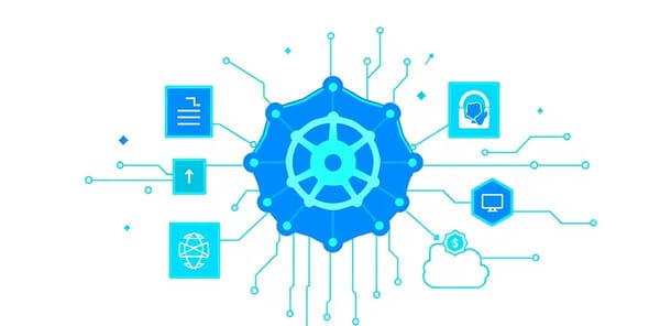 Kubernetes v1.36 release illustration showing security features and AI workload support